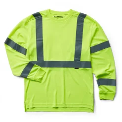 Best Caution Long Sleeve Tee - Packaged Work Shirts|T-Shirts