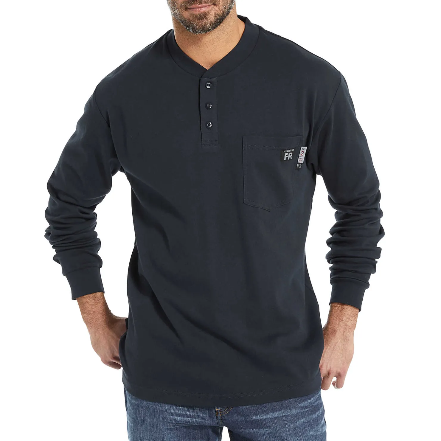 Hot FR Long Sleeve Henley Work Shirts|T-Shirts