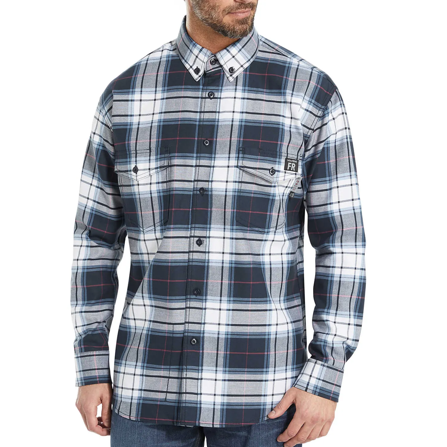 FR Plaid Long Sleeve Twill Shirt Work Shirts|Safety Gear