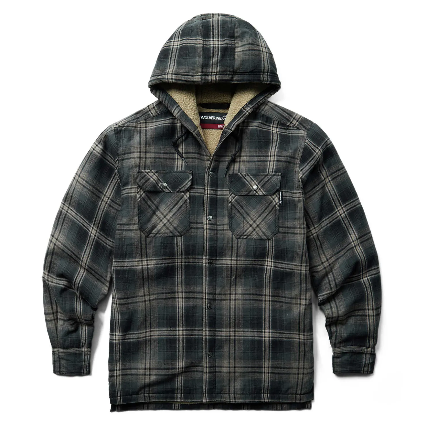 Hastings Sherpa Lined Hooded Shirt-Jac Jackets|Outerwear