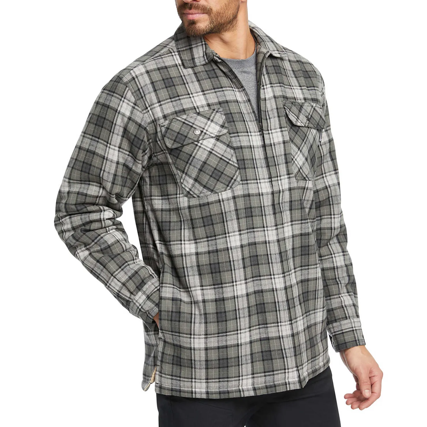 Online Hastings Sherpa Lined Zip Shirt-Jac Jackets|Outerwear