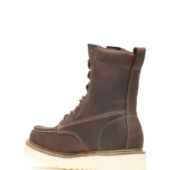 Outlet Loader 8" Steel-Toe Wedge Boot Work Boots|Safety Toe