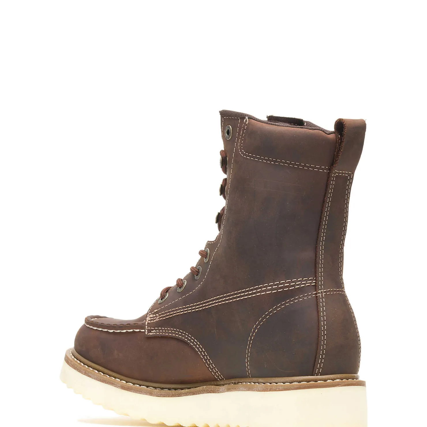 Outlet Loader 8" Steel-Toe Wedge Boot Work Boots|Safety Toe