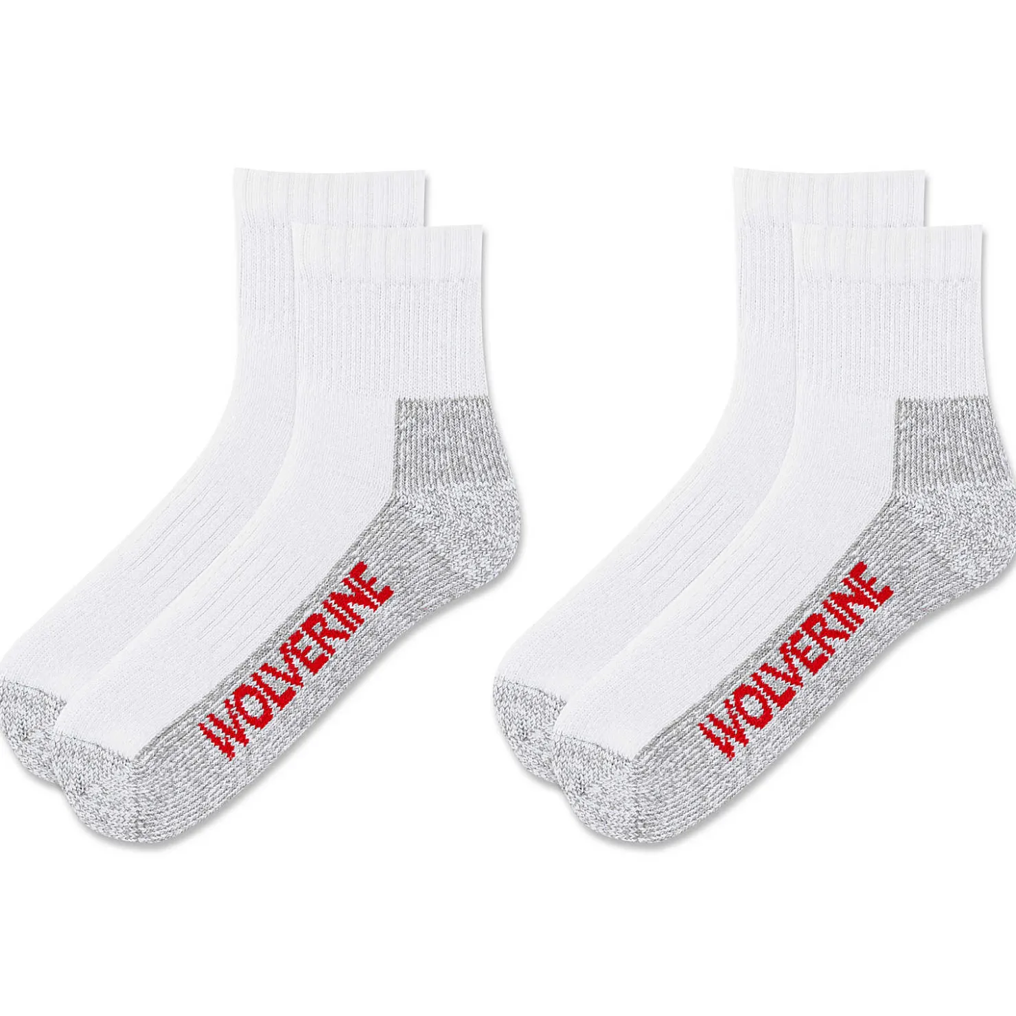 Clearance 2-PK Steel-Toe Cotton Quarter Sock Socks|Socks
