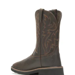 Hot Rancher Square-Toe Steel-Toe Wellington Work Boots|Safety Toe