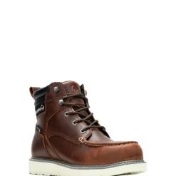 Discount Trade Wedge 6" Moc-Toe Steel-Toe Work Boot Work Boots|Safety Toe