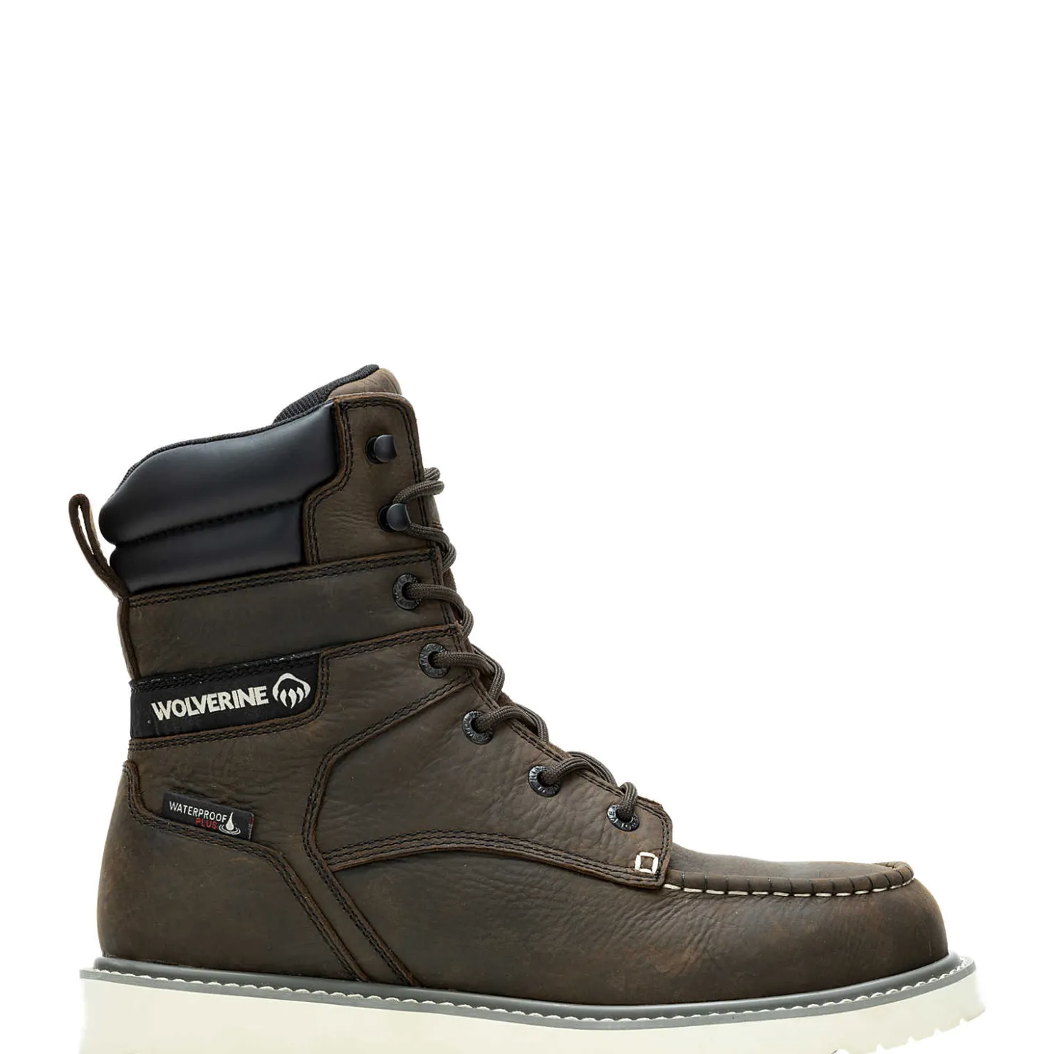 Outlet Trade Wedge 8" Moc-Toe Steel-Toe Work Boot Waterproof|Work Boots