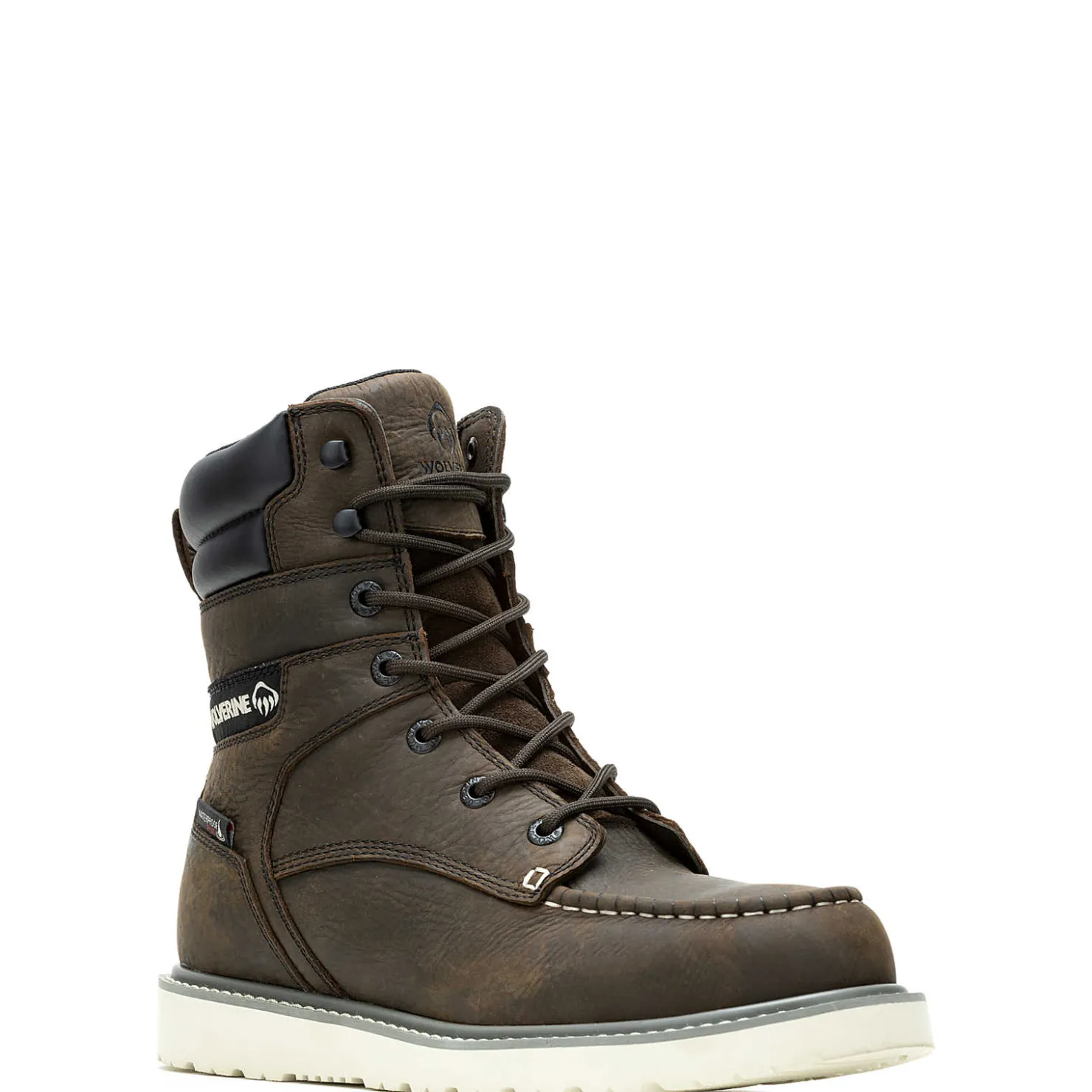 Outlet Trade Wedge 8" Moc-Toe Steel-Toe Work Boot Waterproof|Work Boots
