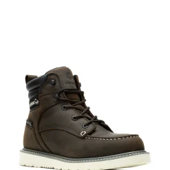 Outlet Trade Wedge 6" Moc-Toe Work Boot Waterproof|Soft Toe