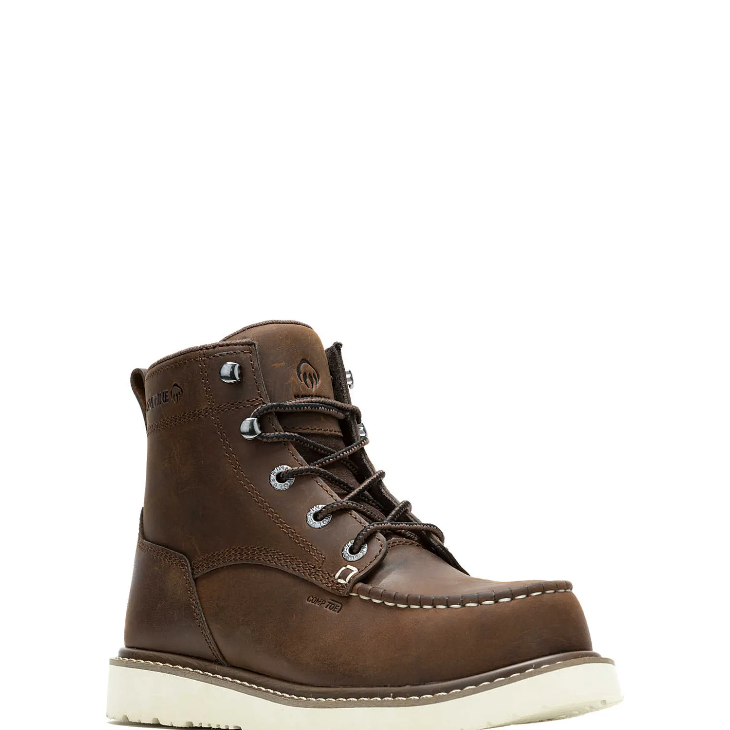 Trade Wedge Unlined 6" Moc-Toe Composite-Toe Work Boot Women Safety Toe|Work Boots