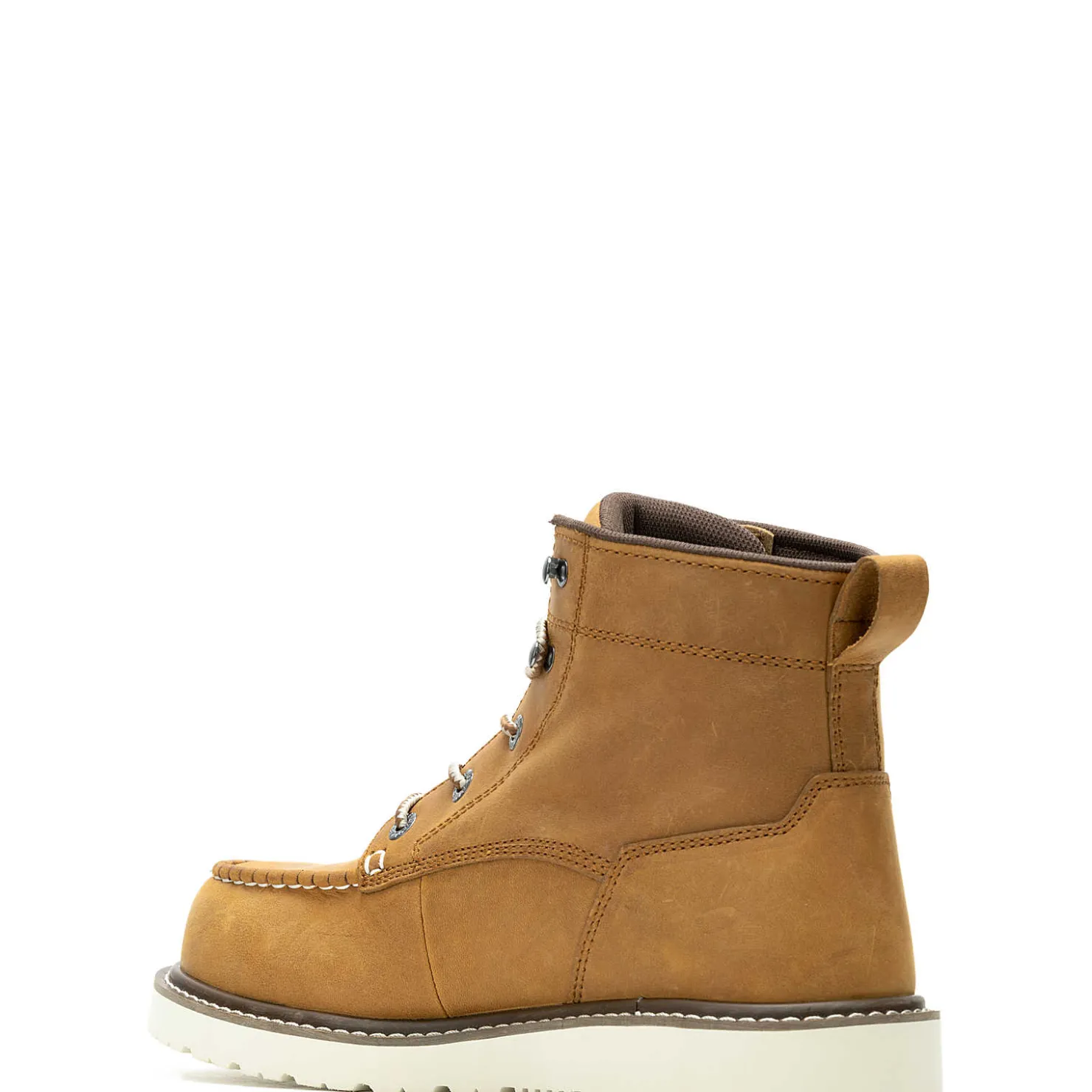 Hot Trade Wedge Unlined 6" Moc-Toe Composite-Toe Work Boot Safety Toe|Safety Toe