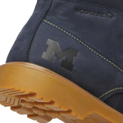 New X Valiant University Of Michigan Floorhand Moc Toe Work Boot Waterproof|Soft Toe