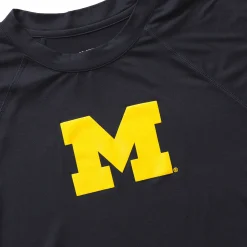Clearance X Valiant University Of Michigan Sun-Stop Eco Long Sleeve Tee T-Shirts|Work Shirts